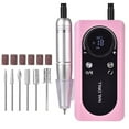 thumbnail image 1 of PRYZUNA Rechargeable 45000RPM Electric Nail Drill Machine with LCD Display – Portable Professional Nail File for Acrylic & Gel Nails, Low Noise & Vibration, 1 of 7