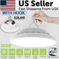 thumbnail image 1 of Rechargeable 60 LED Outdoor Camping Tent Light USB & Solar Lantern Hiking Lamp, 1 of 12