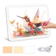 thumbnail image 1 of Elice Rechargeable A4 LED Light Board for Tracing 3500mAh Battery Powered Lightbox Drawing Light Table for Artists Sketching up to 8860 Lux Super Bright Light Pad for Cricut Weeding Vin, 1 of 9