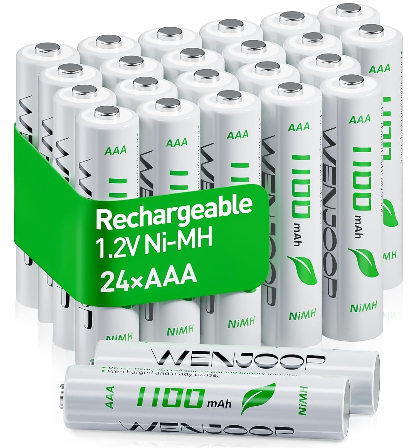 Rechargeable AAA Batteries , 1.2V NiMH 1100 mAh High