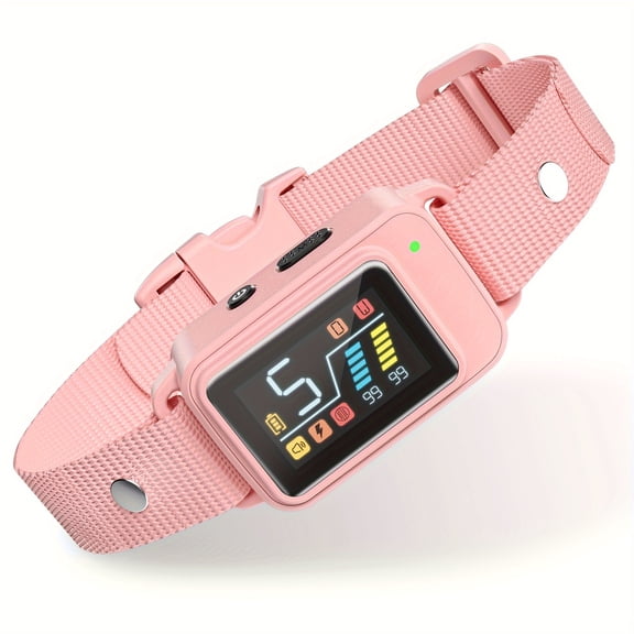 Rechargeable AI Enhanced Anti-Bark Collar for Dogs - Smart Bark Control Device for Large, Medium, And Small Breeds, Featuring a No-Shock Option with 3-5K Barking Samples And Barking Duration Tracking