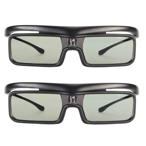 Rechargeable Active Shutter 3D Glasses for DLP Link Projectors 144Hz Refresh Rate 40 Hours Playtime 6.69x4.33 In / 17x11 cm