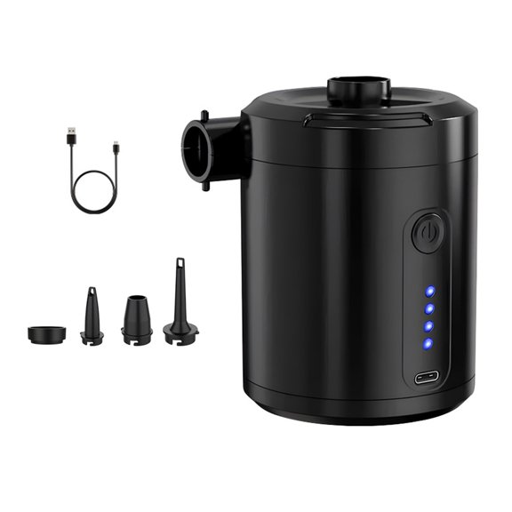 Rechargeable Air Pumps with Adapter Portable Pumps Fast Charging Plastic Texture Perfect for Mattress Deflation Inflation