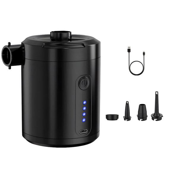 Rechargeable Air Pumps with Adapter Portable Pumps Fast Charging Plastic Texture Perfect for Mattress Deflation Inflation