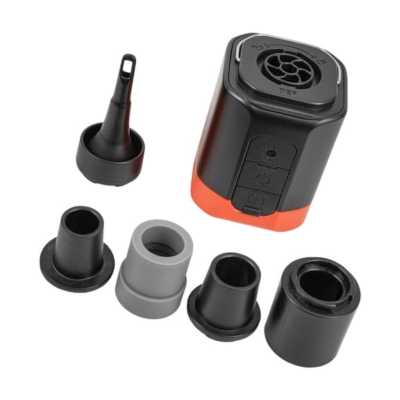 Rechargeable Air Pumps with Adapter Portable Pumps Fast Charging Texture for Mattress Deflation Inflation