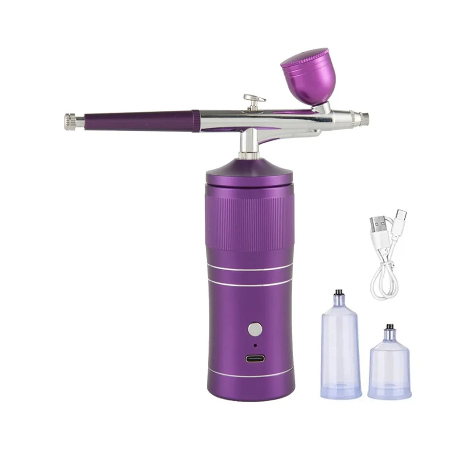 Rechargeable Airbrush Compressor Kit Air Brush Sprayer Gun Water Oxygen Deep Hydrating Machine For Nail Art Tattoo Cake Makeup ,Flexible