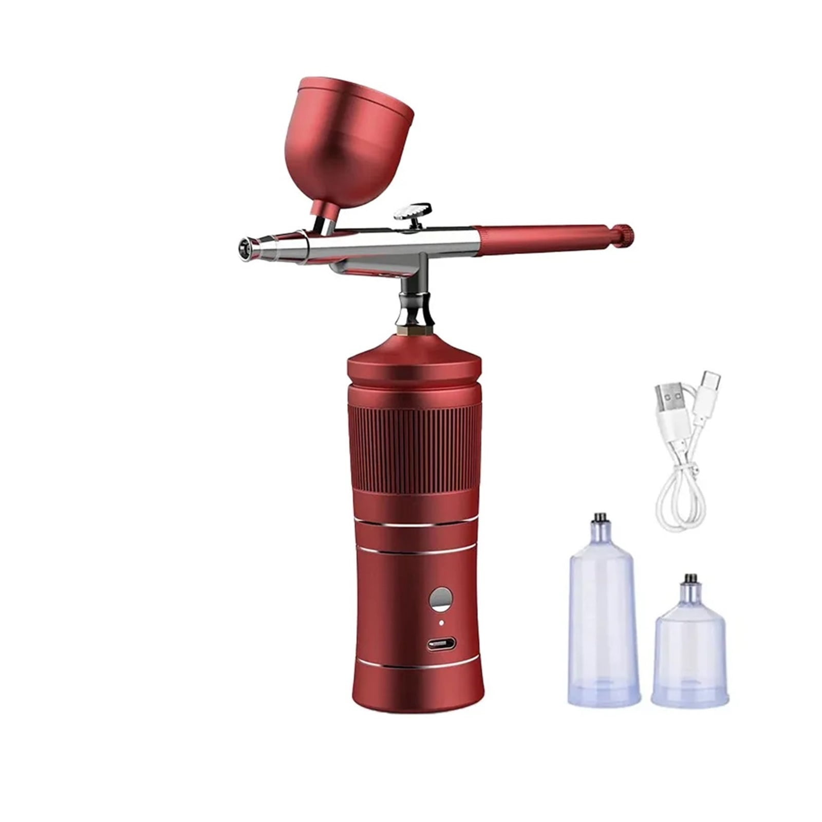Rechargeable Airbrush Compressor Kit Oxygen Deep Hydrating Machine For Nail Art Tattoo Cake Makeup Air Brush Sprayer Gun Water ,Flexible