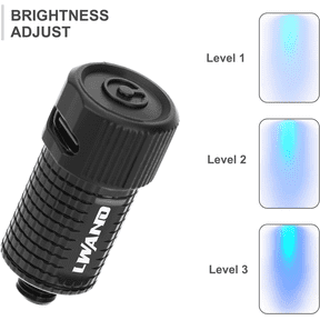 Rechargeable Archery Sight Light 3 Brightness Levels Bow Sight Light Hunting