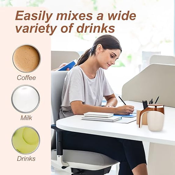 Rechargeable Automatic Coffee Stirring Mug With 350ml Large Capacity USB C Fast Charging Leak Proof Lid & Stainless Inner One Button Operation Stirring Cup For Coffee,kitchen drinking cups