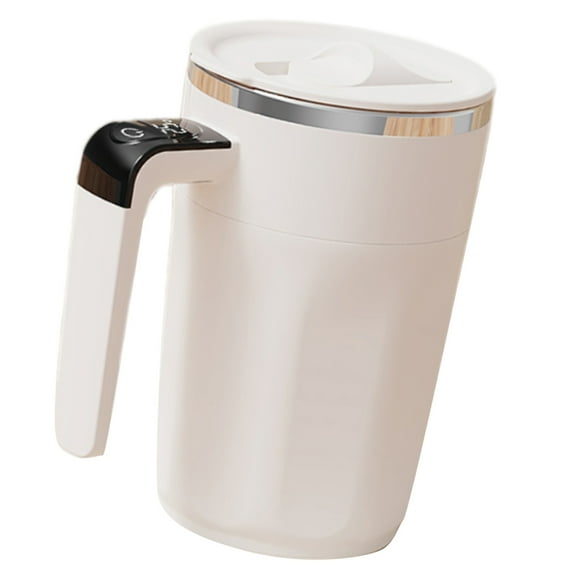 Rechargeable Automatic Stirring Cup Rotating Coffee Mixing Mug with Precise Temperature Display Electric Mixer
