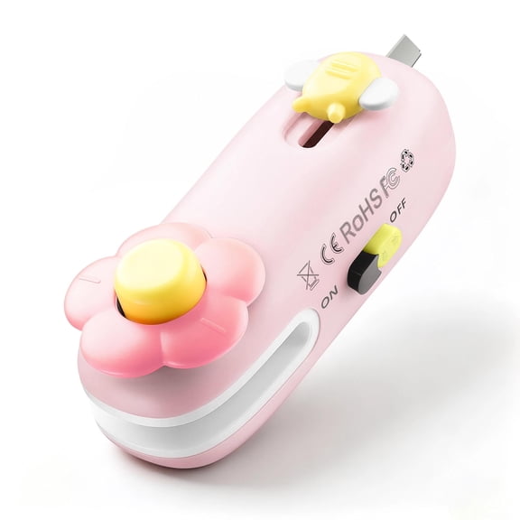 Rechargeable Bag Heat Sealer 2-in-1 Mini Handheld Snacks Sealer with Cutter & Magnet, Portable for Opening the Package, Sealing Plastic Food Storage Bags