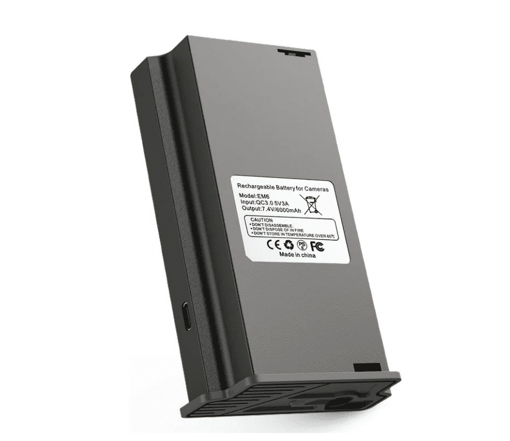 Rechargeable Battery Pack 6000mAh for Hunting Camera Tactacam Reveal X, X Pro, X Gen 2.0, Xb, Sk