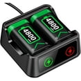 thumbnail image 1 of Rechargeable Battery Pack for Xbox, ESYWEN Charger with 2x4800mWh Battery Pack for Xbox Series X|S/Xbox One/S/X, 1 of 7