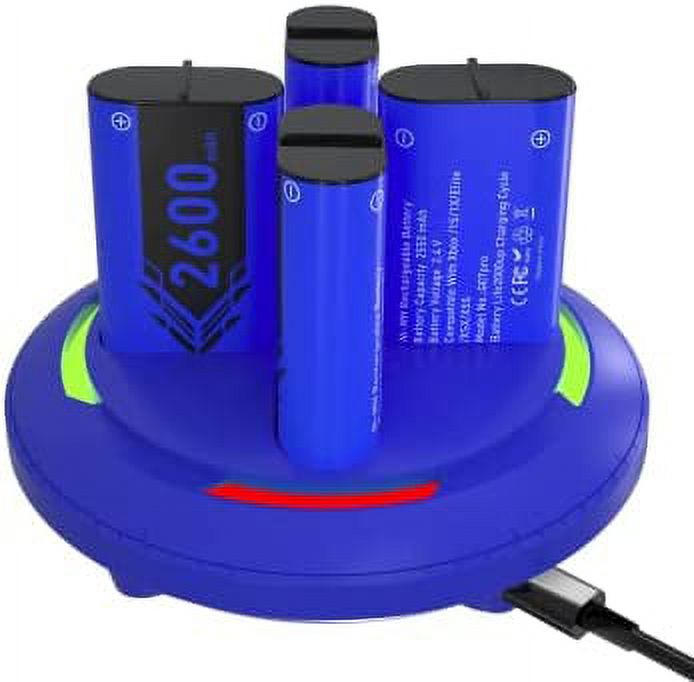 Rechargeable Battery Pack for Xbox One Controller,4x2600mAh Xbox One