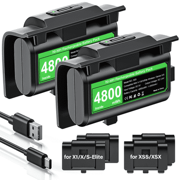 Cargador De Batería Recargable Para Controlador Xbox One Con 4 X 3600 - Foto 4