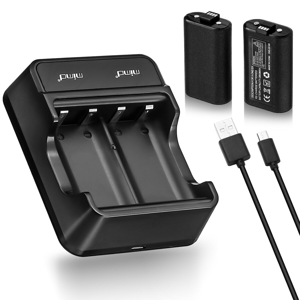 Rechargeable Battery Pack for Xbox Series X Controller ,2x1100mAh Controller Battery Pack for Xbox Series S,Xbox One Accessories