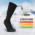 thumbnail image 1 of Rechargeable Battery Powered Heated Socks Thermal Wear Winter Gear For Outdoor Sports And Cold Weather Activities, 1 of 6