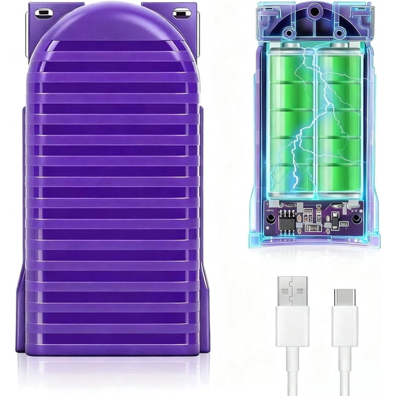 Rechargeable Battery for Swif--fer PowerMop, 3.7V 2.5Ah Lithium-Ion Battery Pack with USB Charging Cable