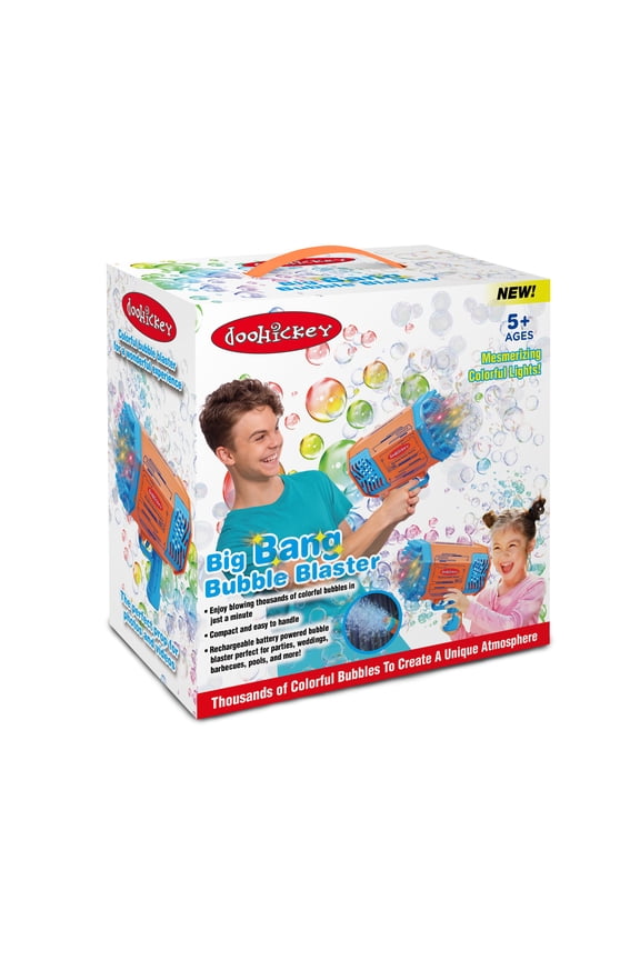 Rechargeable Big Bang Bubble Blaster