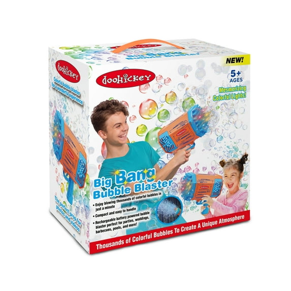Rechargeable Big Bang Bubble Blaster
