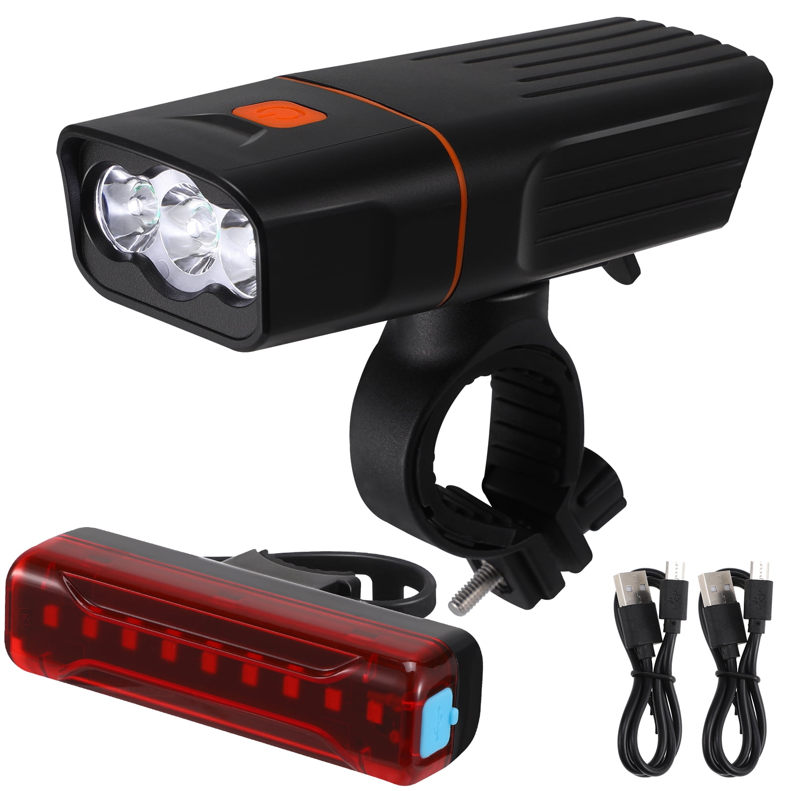 Rechargeable Bike Lights Night Riding Head Lamp Front Bicycle Headlight For Abs