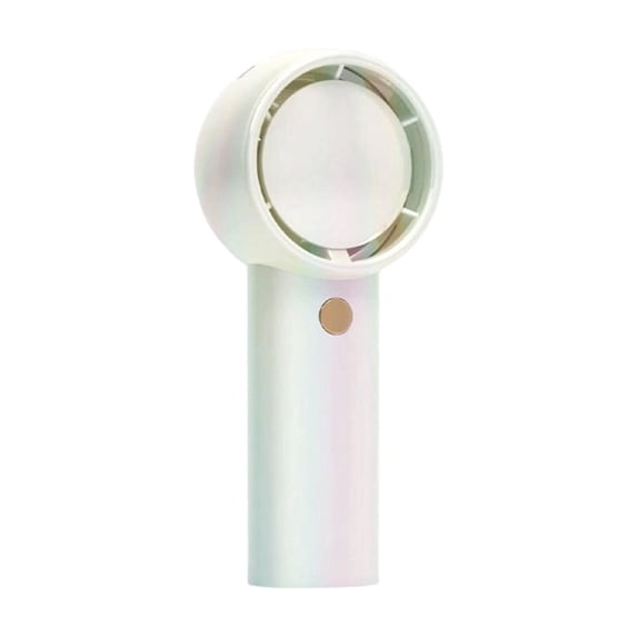 Rechargeable Bladeless Handheld Fan with One-Button Control, Portable Mini Personal Fan for Travel, Office, Home & Outdoor Use