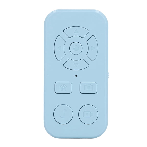 Rechargeable Bluetooth Remote Control Page Turner with 9 Keys, Wireless Smartphone Scrolling Shutter Release Clicker (10 x 7 inches / 25.4 x 17.8 cm), Marine Blue