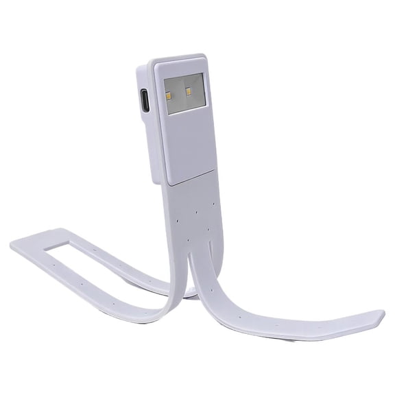 Rechargeable Book Light for Kindle Clip-on LED Reading Lamp,Portable Bookmark Light with 3 Color Temperatures Adjustment,TPR Flexible Stand,Eye-Caring Bedtime Lamp for Kids Book Lovers
