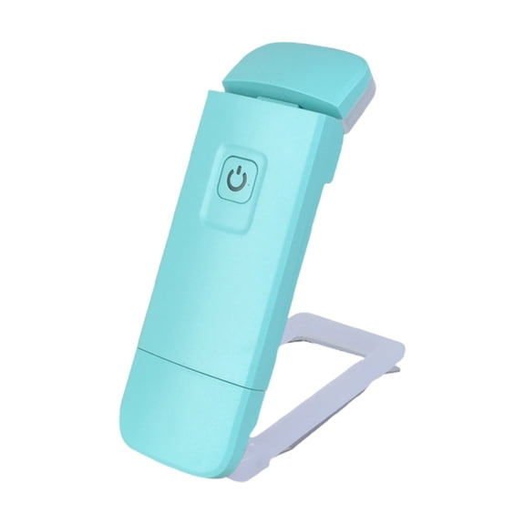 Rechargeable Book Reading LED Light | USB Clip Light with 350° Flexible Neck | Foldable Bookmark Light for Night Reading | Portable Mini Flashlight, White
