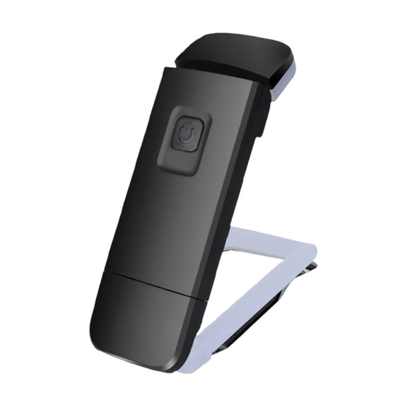 Rechargeable Book Reading LED Light USB Clip-On Flex Neck Mini Bookmark Lamp 8-Hour Battery for Bedside Travel Black
