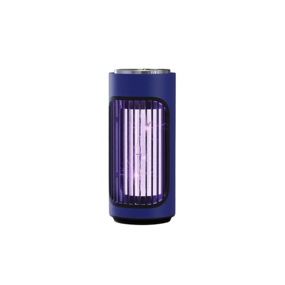 Rechargeable Bug Zapper Indoor Electric Mosquito Zapper 6 Inch Durable High Capacity Lamp Portable for Home Bedroom Patio Blue 1 Pack