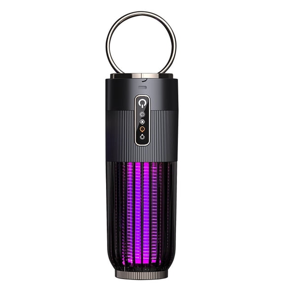 Rechargeable Bug Zapper Outdoor, Bug Zapper Outdoor Cordless, Outdoor Mosquito, Bug Outdoor, Night Light Plug into Wall, Black Housing, 1 Pc