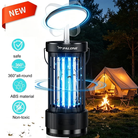 Rechargeable Bug Zapper with Adjustable Light for Indoor Outdoor, , Campingj