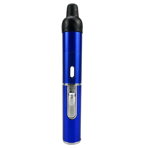 Rechargeable Butane Torch Lighter,Slim Multipurpose Handheld Lighter,Adjustable Flame Control,Refillable Tank,Outdoor BBQ,Candle Lighting,Cooking,Cigar Ignition,Durable Portable Design Blue