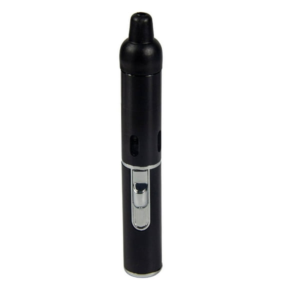 Rechargeable Butane Torch Lighter, Wenini Slim Refillable Lighter Adjustable Flame, Multipurpose Hand Lighter for Candle Grill Barbecue, Black
