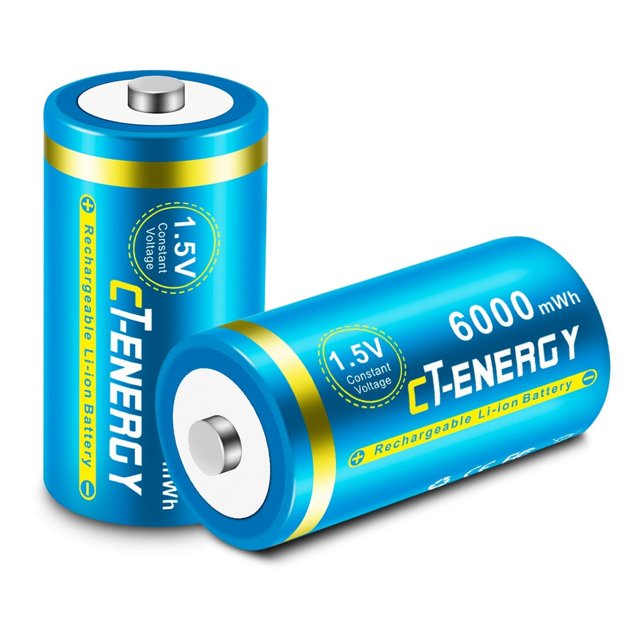 Rechargeable C Batteries 1.5VHigh Capacity Lithium Size C Cell