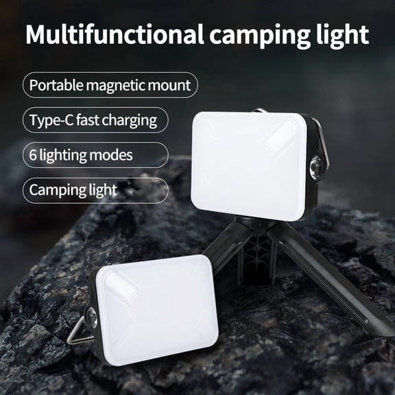Rechargeable COB Camping Light with Power Bank for Outdoor Emergency and Construction Use