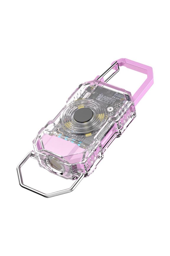 Rechargeable COB Keychain Work Light, High Lumens Mini Flashlight, Portable LED for Camping, Hiking