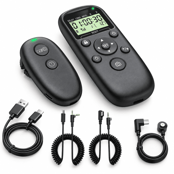 Rechargeable Camera Timer Intervalometer Remote Control For