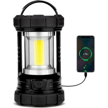 Rechargeable Camping Lantern, 3000LM 5 Light Modes Camping Light 4400 Capacity Phone Charger LED Impact-Resistant Flashlight Lantern Portable Waterproof Hurricane Lanterns for Emergency(Pale Green)