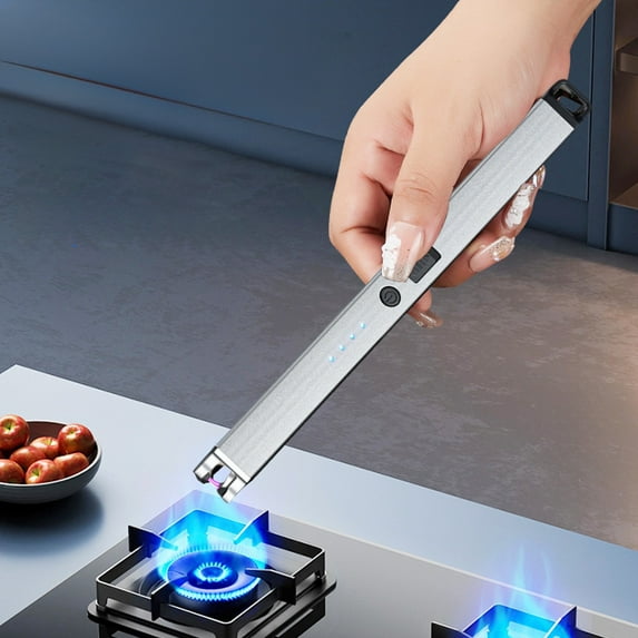 Rechargeable Candle Lighter Under 5 ! Yannianjz USB Igniter Aromatherapy Lighter Kitchen Lighter for Candles Stove Fireplace Outdoor Use Safe Fast Charging Flame Lighter