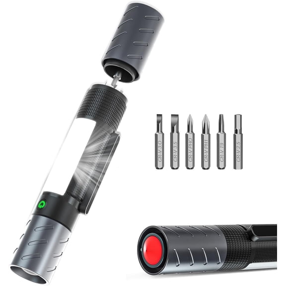 Rechargeable Car Flashlight,Car Flashlight Emergency Kit Includes Window Breaker, Screwdriver, 4 Main Lighting Modes, 3 Side Lighting Modes, High and Low Beam, Flashlight for Car, Hiking, Camping
