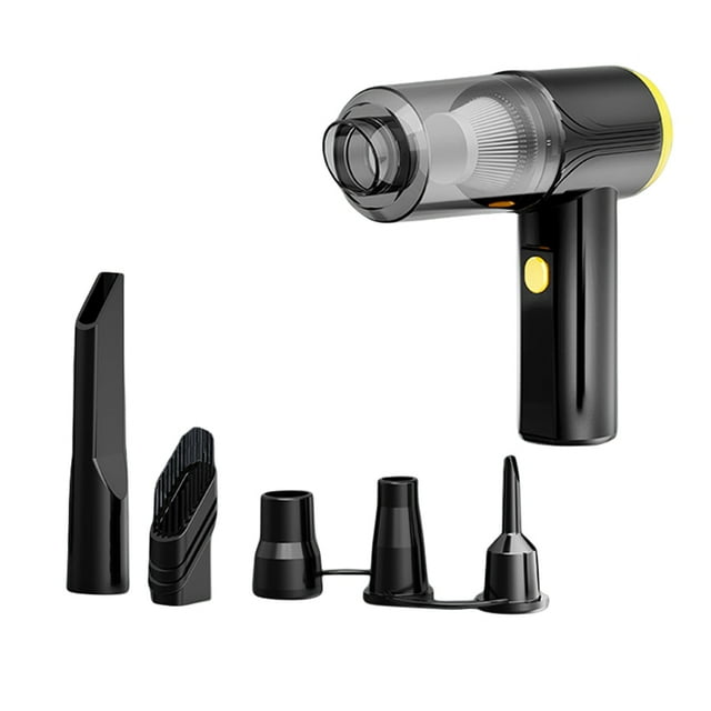 Rechargeable Car Vacuum Blower Combo, 12000pa Suction Small Wet Dry