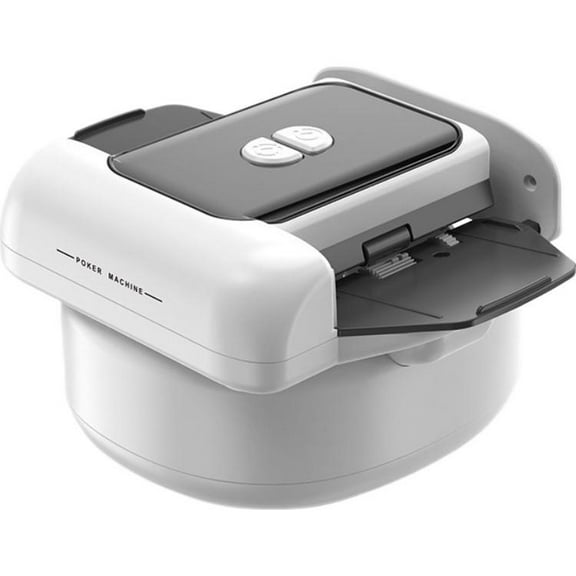 Rechargeable Card Shuffler For Two Decks With Low Noise Suitable For Poker Games At Home Or Parties