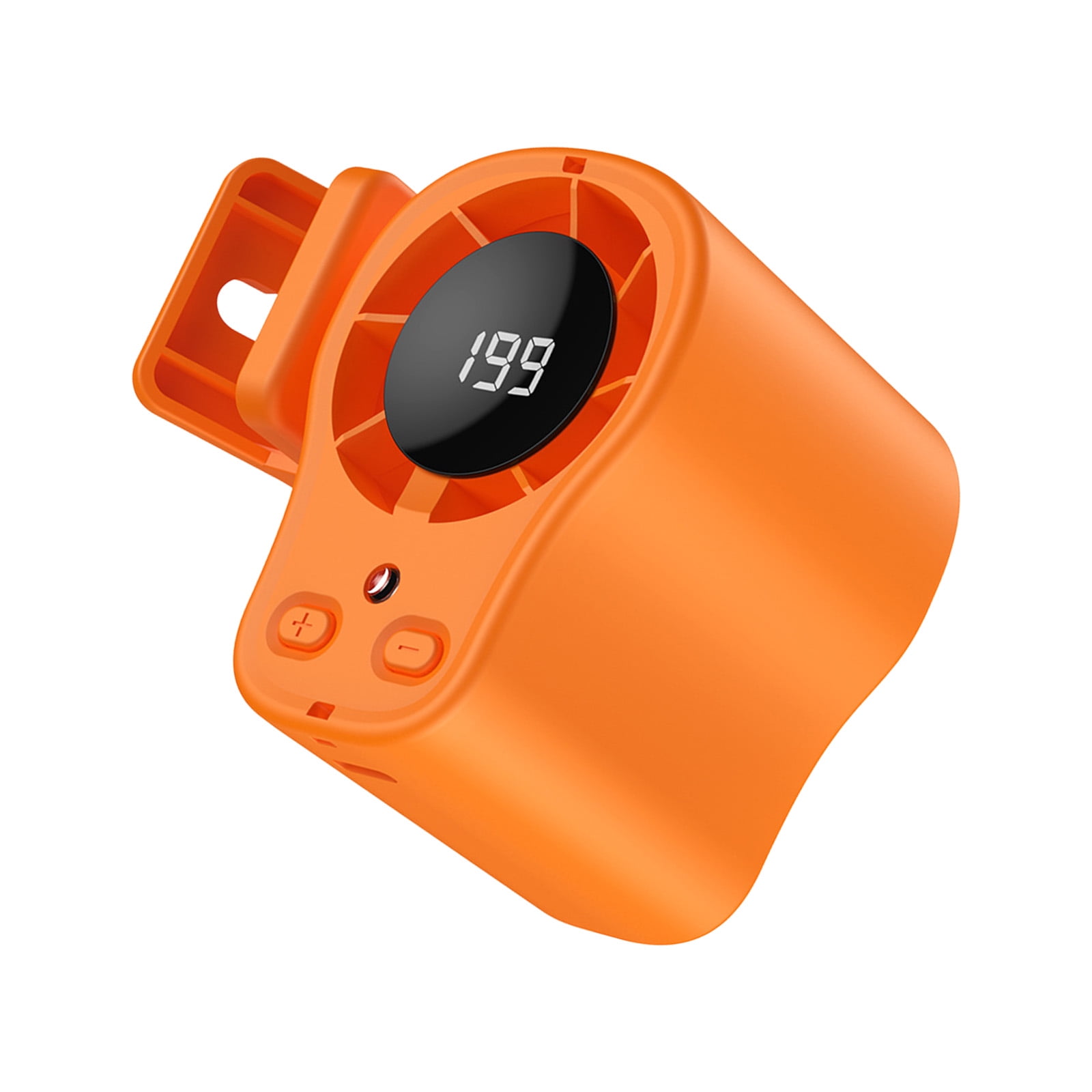 Rechargeable Clip On Car Fan Multifunctional Car Vent Fan Built-in 1500mAh For Hot Days Cooling