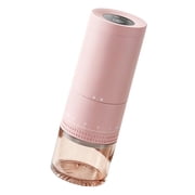 Rechargeable Coffee Grinder Portable 1800mAh, Adjustable Grind Control, Transparent Grounds Cup for Home Brewing