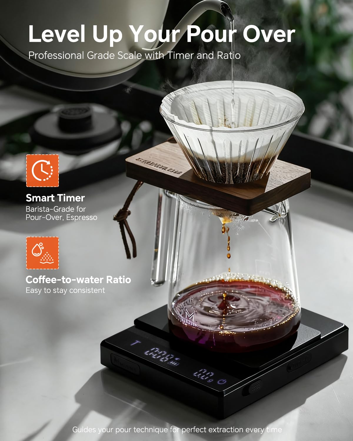 Espresso Accessories Metal Coffee Scale With Timer, Espresso Scale With ...