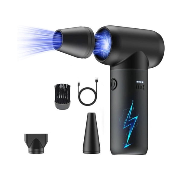 Rechargeable Cordless Air Duster 33000RPM High Speed Portable Jet Dry Mini Blower for Keyboard Car Home and Outdoor Use