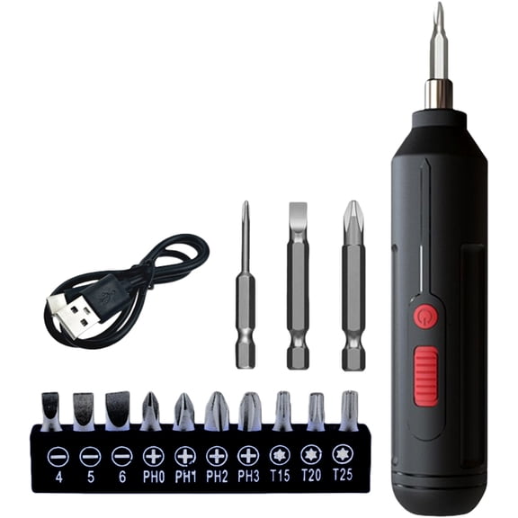 Rechargeable Cordless Electric Screwdriver Set With Bit And For Precisions Electronics Repair