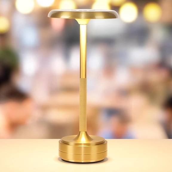 Rechargeable Cordless LED Table Lamps Touch Sensor Light, 3-Levels Portable Dimming Wireless Battery Operated Lamp,Nightstand Lamp/Night Light/Restaurant Table/Outdoor/Coffee/Bar